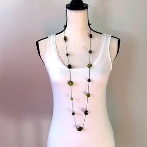 Green Beaded Necklace